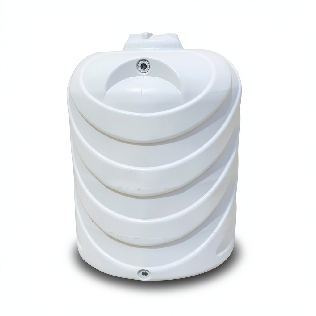 Water Tank 10000 Liter Vertical Fiberglass, Diameter 184-200 cm, Height 366-420 cm