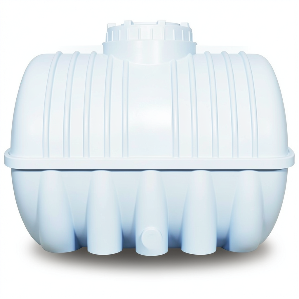 Water Tank Horizontal Polyethylene 1500 liter, Length 167 cm