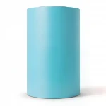 Plain Wallpaper, Vinyl Sheath, Length 15.6m, Width 106cm, Cyan colour 