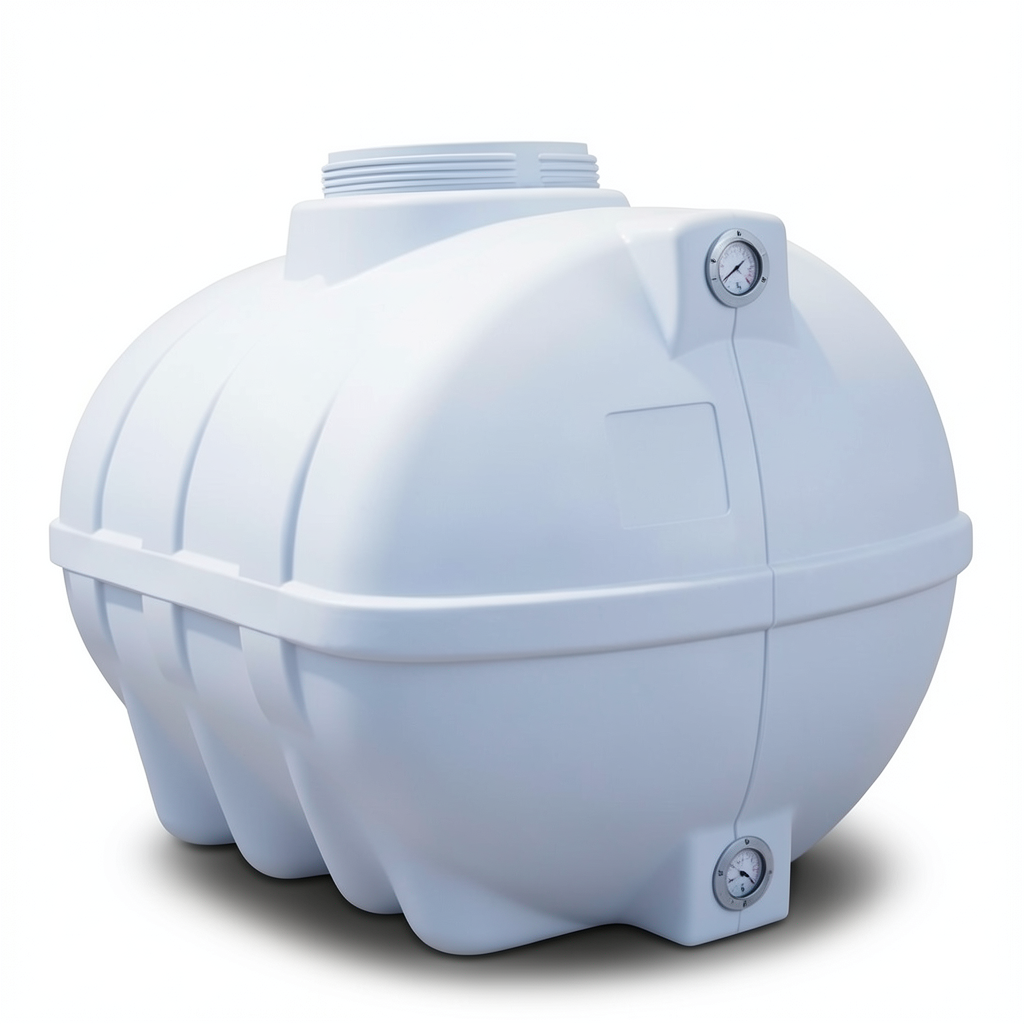 Water Tank 2000 Liter Fiberglass Horizontal 121cm Diameter