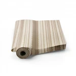 Wallpaper, striped Design, Brown color, Size 15.6m×106cm