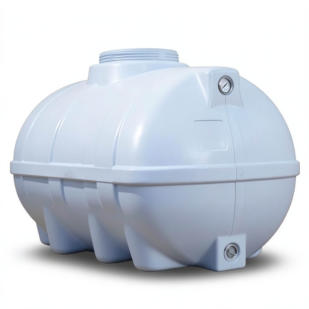 Water Tank Fiberglass Horizontal 30000 Liter Capacity, 244x300 cm Diameter