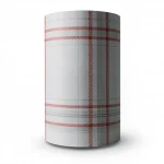 Wallpaper, Striped Design, Gray with red Color, Size 15.6m×106cm
