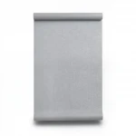 Plain Vinyl Wallpaper, size 15.6m×106cm, Gray Color