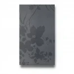 Floral Wall Covering, Length 10 meters, Width 53 cm, Dark Gray Color