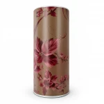 Floral Wallpaper, Size 10m × 53 cm, red with brown  color