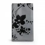 Wallpaper, Floral Design, Black with grey Color, Size 10m×53cm