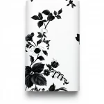 Wallpaper, Floral Design, Black and white Color, Size 10m×53cm