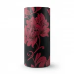 Wallpaper, Floral Design, Black and red Color, Size 10m×53cm