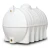 Water Tank Horizontal Polyethylene 1500 Liter Capacity - Image 1