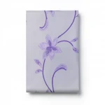 Wallpaper, Floral Design, Purple and grey Color, Size 10m×53cm