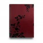 Wallpaper, Floral Design, Dark red and black Color, Size 10m×53cm