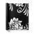 Wallpaper, Floral Design, Black and white roses Color, Size 10m×53cm