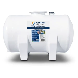 Water Tank 7000 Liter Fiberglass Horizontal 5600×1250×1530 mm Short Size | AL-Hussaini trading Est.