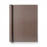 Wallpaper, Dotted Design,  Size 15.6m × 106cm, Brown with White 