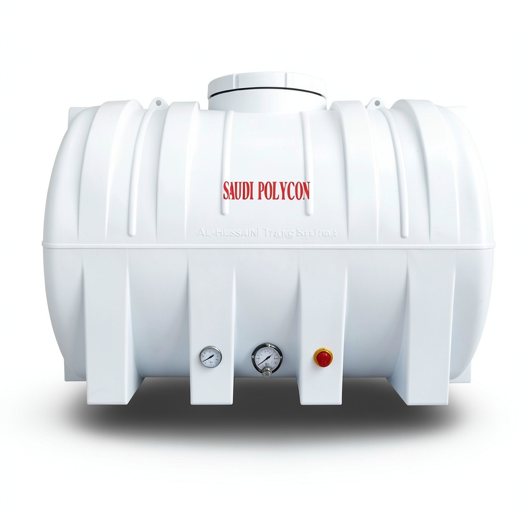 Water Tank Horizontal 4000 Liter Polyethylene | AL-Hussaini trading Est.
