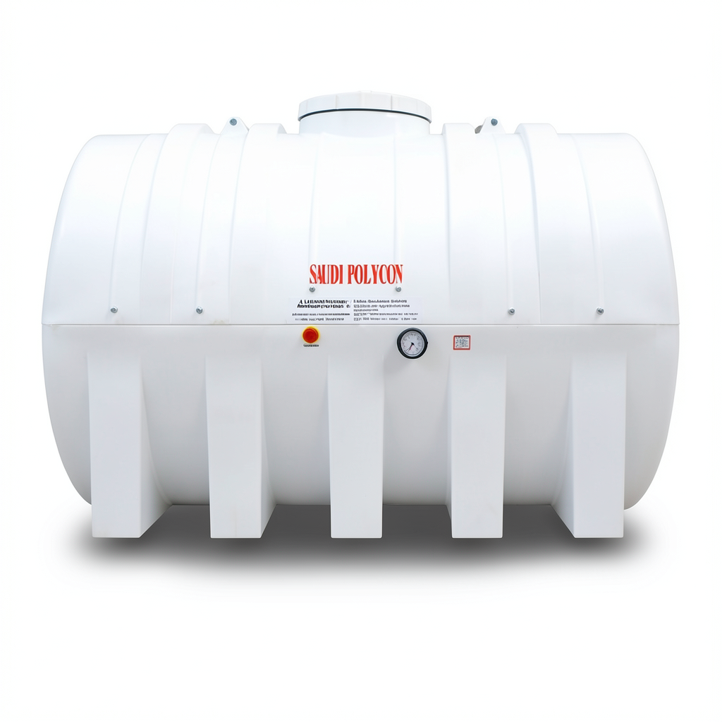 Water Tank Horizontal 5000 Liter Polyethylene | AL-Hussaini trading Est.