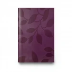 Tree-Patterned Wallpaper, Vinyl Sheath, Length 10m, Width 53cm, Purple burgundy