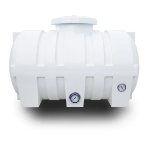Water Tank Horizontal 2000 Liter Polyethylene, Insulated