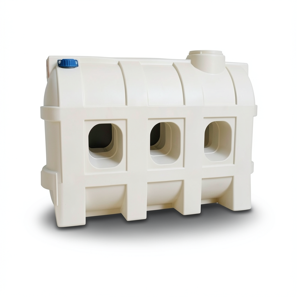 Water Tank Al-Mukhtar Walkway Polyethylene 2200 Liter, Size 160×88×200 cm