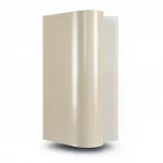 Plain Vinyl Wallpaper, size 15.6m×106cm, Shiny light beige Color 