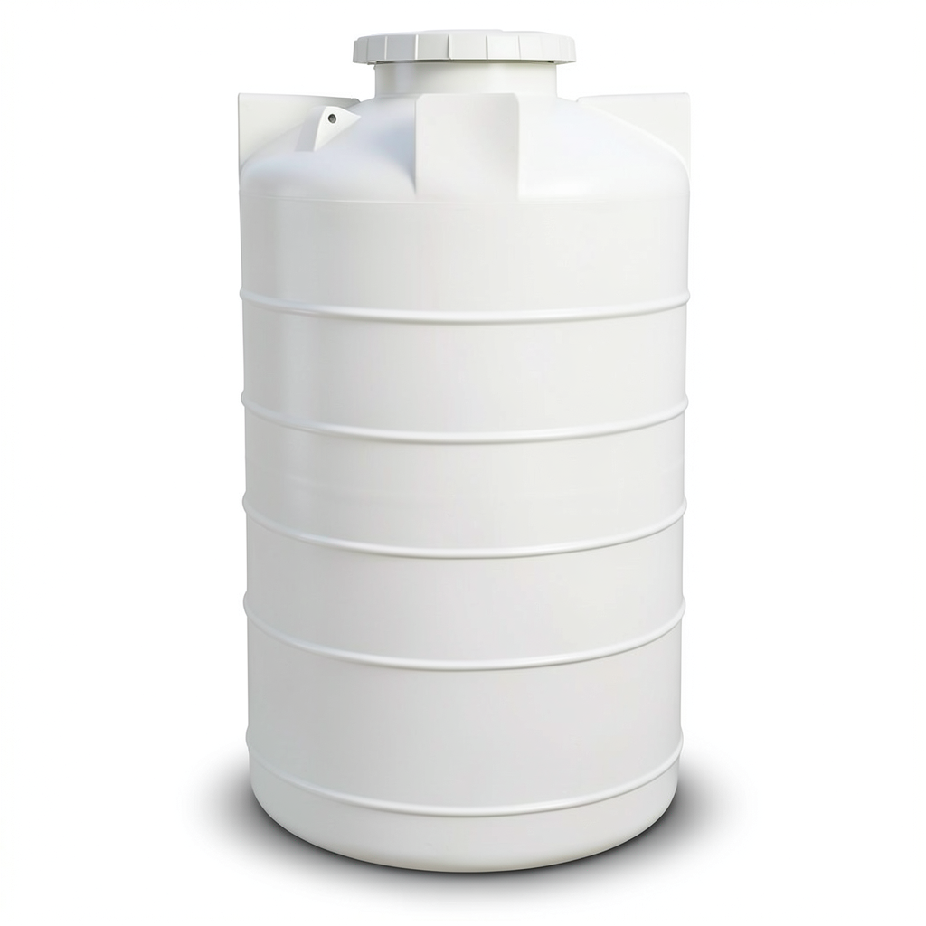 Water Tank Vertical 2500 Liter Polyethylene, Diameter 145 cm, Height 175 cm