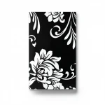 Wallpaper, Floral Design, Black and white roses Color, Size 10m×53cm