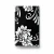 Wallpaper, Floral Design, Black and white roses Color, Size 10m×53cm