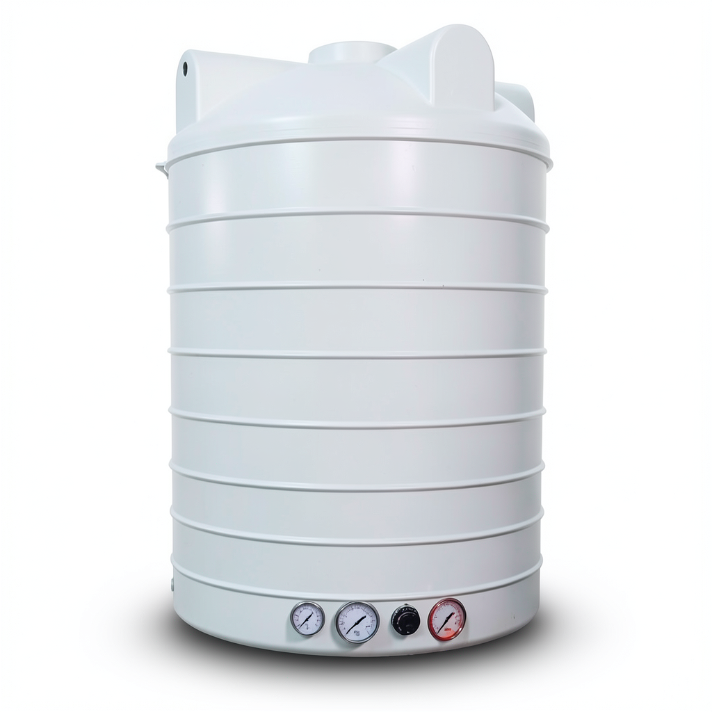 Water Tank Vertical 25000 Liter Fiber Glass 385x305 cm