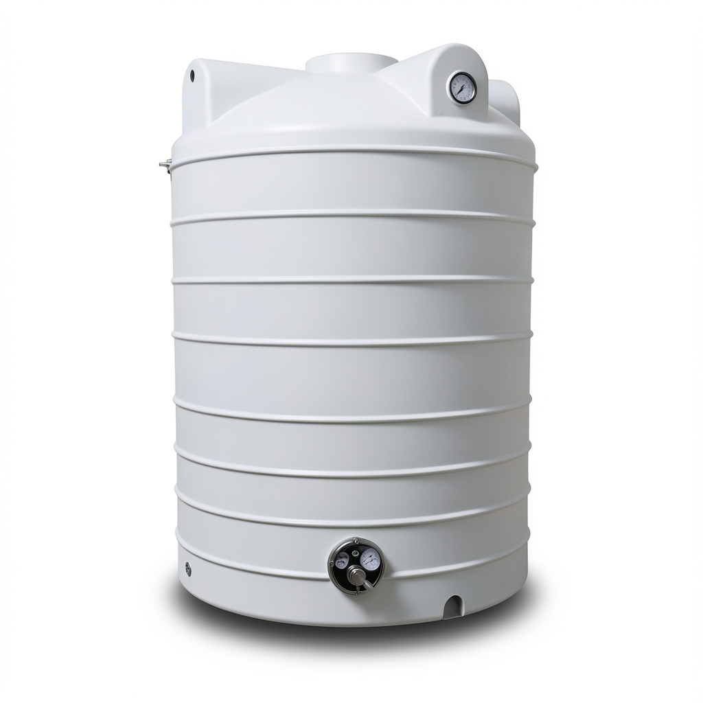 Water Tank 3000 Liter Fiber Glass 155×186 cm, Vertical