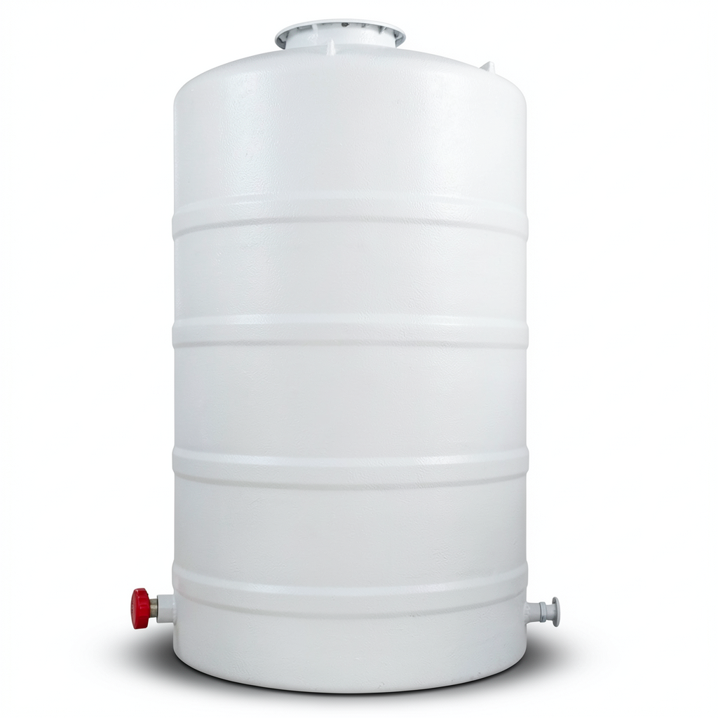 Water Tank Gulf Quality Vertical Fiberglass 6000 Liter Capacity, Diameter 180 cm