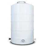 Water Tank Vertical 10000 Liter Fiberglass, Height 405 cm, Wide