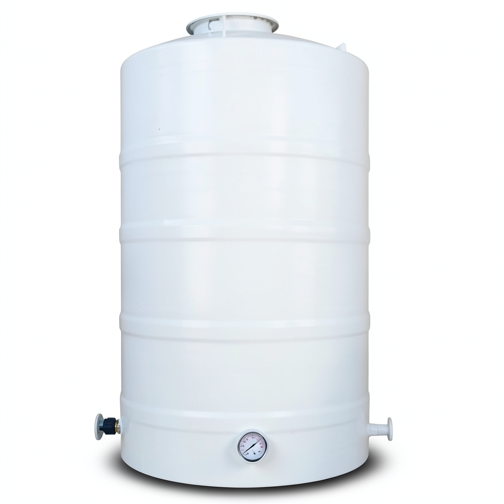 Water Tank Vertical 10000 Liter Fiberglass, Height 405 cm, Wide