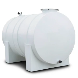 Water Tank Horizontal 6000 Liter Capacity Fiberglass Diameter 150 cm