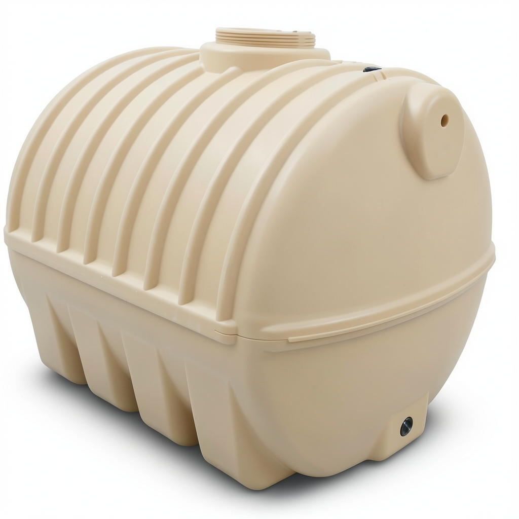 Water Tank Rayan Horizontal Polyethylene 500 liter Capacity, Length 115 cm