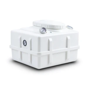 خزان مياه مربع أفقي بولي ايثيلين سعة 550 لتر طويل