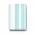 Wallpaper, Striped Design, White with cyan and light green Color, Size 10m×53cm