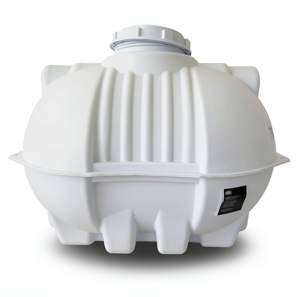 Water Tank Polyethylene Horizontal 2500 Liter Capacity