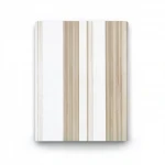 Wallpaper, Striped Design, Brown on white Color, Size 10m×53cm