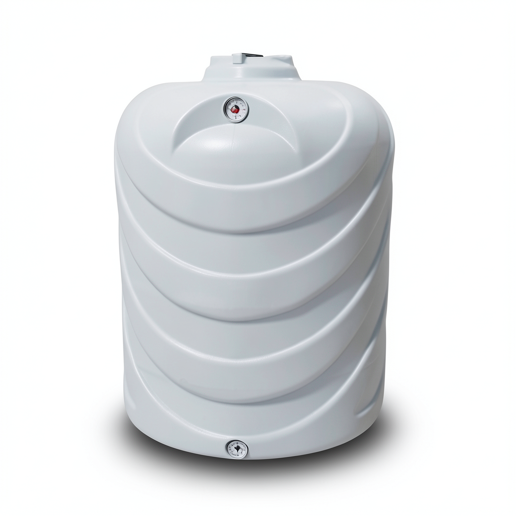 Water Tank 1000 Liter Vertical Fiberglass, 121 cm Diameter, 112 cm Height