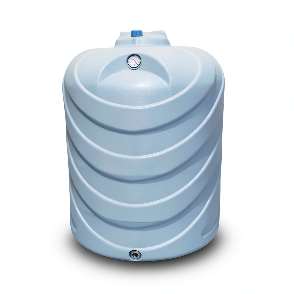 Water Tank 2000 Liter Fiberglass Vertical 121cm Diameter 199cm Height