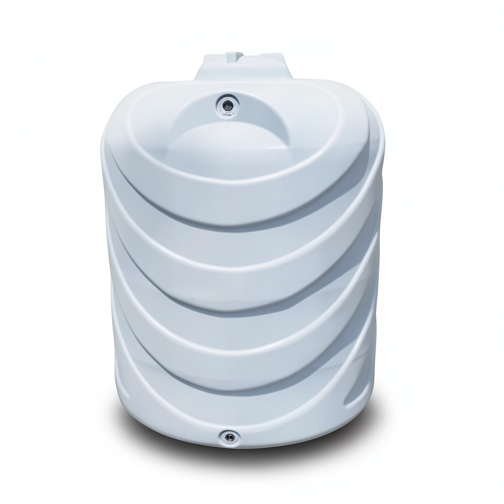 Water Tank 2500 Liter Fiberglass Vertical 121cm Diameter 242cm Height