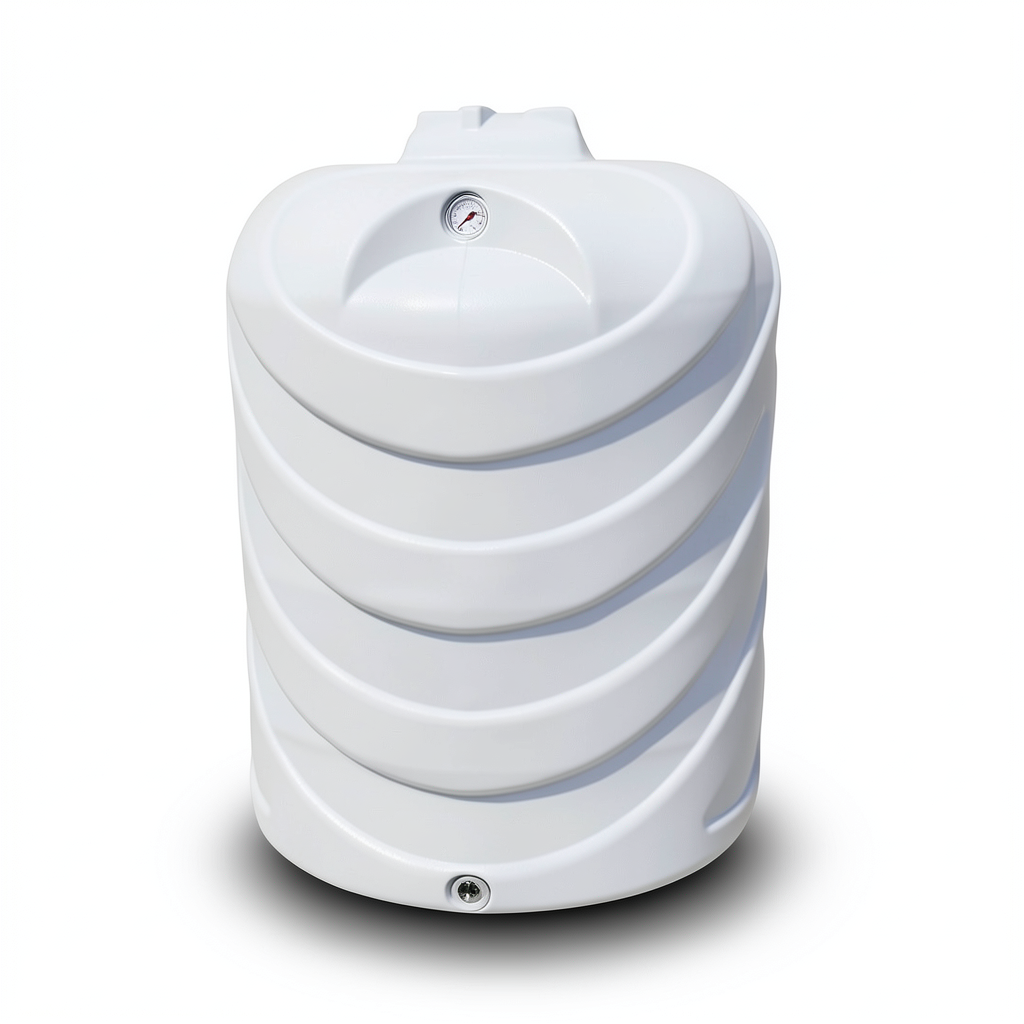 Water Tank 6000 Liter Fiberglass Vertical, Diameter 149-184 cm, Height 270-374 cm