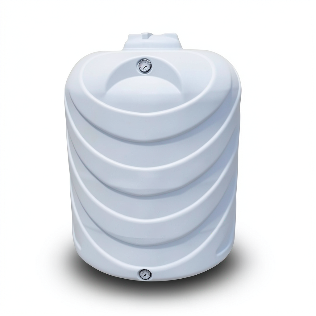 Water Tank 7000 Liter Fiberglass Vertical, Diameter 160-184 cm, Height 307-374 cm