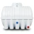 Water Tank 1000 Liter Polyethylene Horizontal, Diameter 99 cm, Long - Image 1
