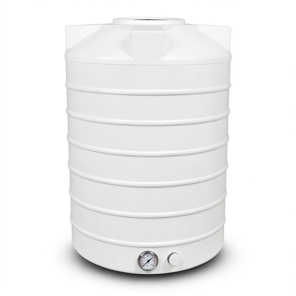 Water Tank Polyethylene Vertical 12000 liter Capacity, 252 cm Length
