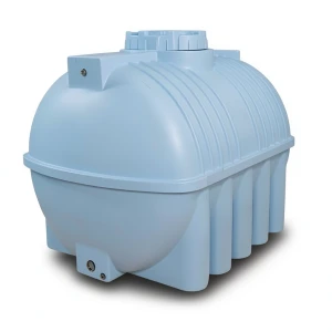 Water Tank Polyethylene Horizontal 25000 liter Capacity, 317 cm Diameter