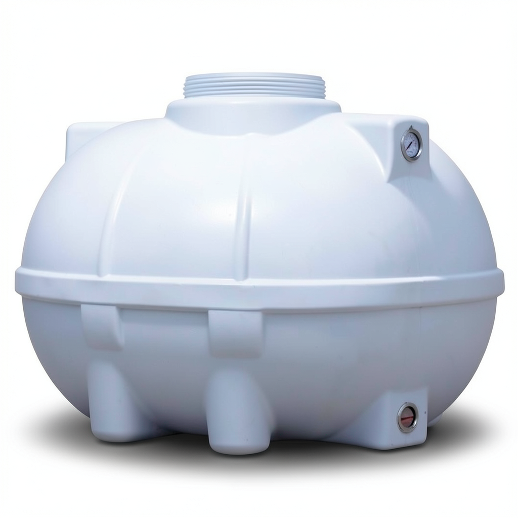 Water Tank 6000 Liter Fiberglass Horizontal, Diameter 149-160 cm