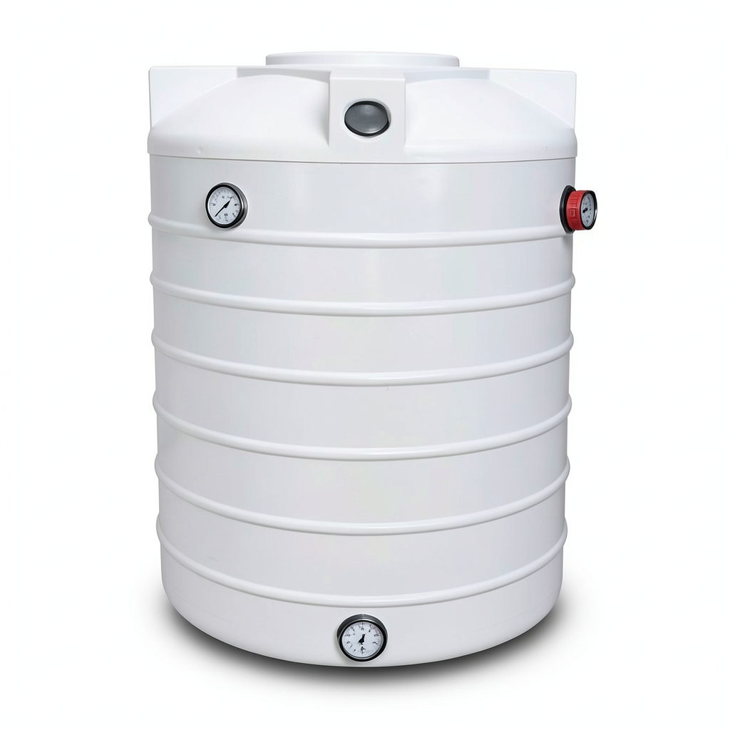 Water Tank Polyethylene Vertical 7000 Liter, 310 cm Diameter