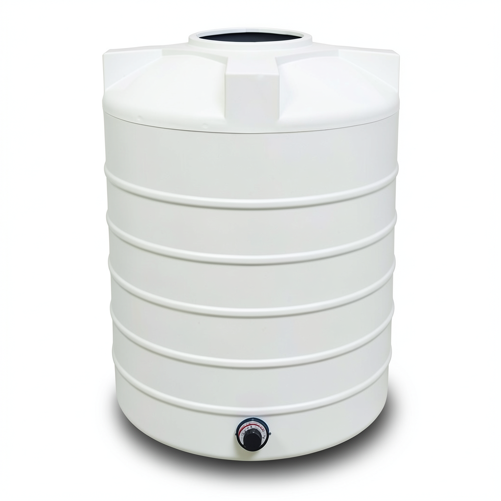 Water Tank 3000 liter Polyethylene Vertical, 1580mm Diameter